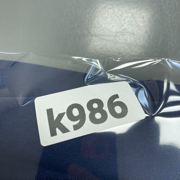 NWOT Fabletics Tight Women's XL Navy Blue High Waisted Leggings With Side Pocket - Picture 10 of 10